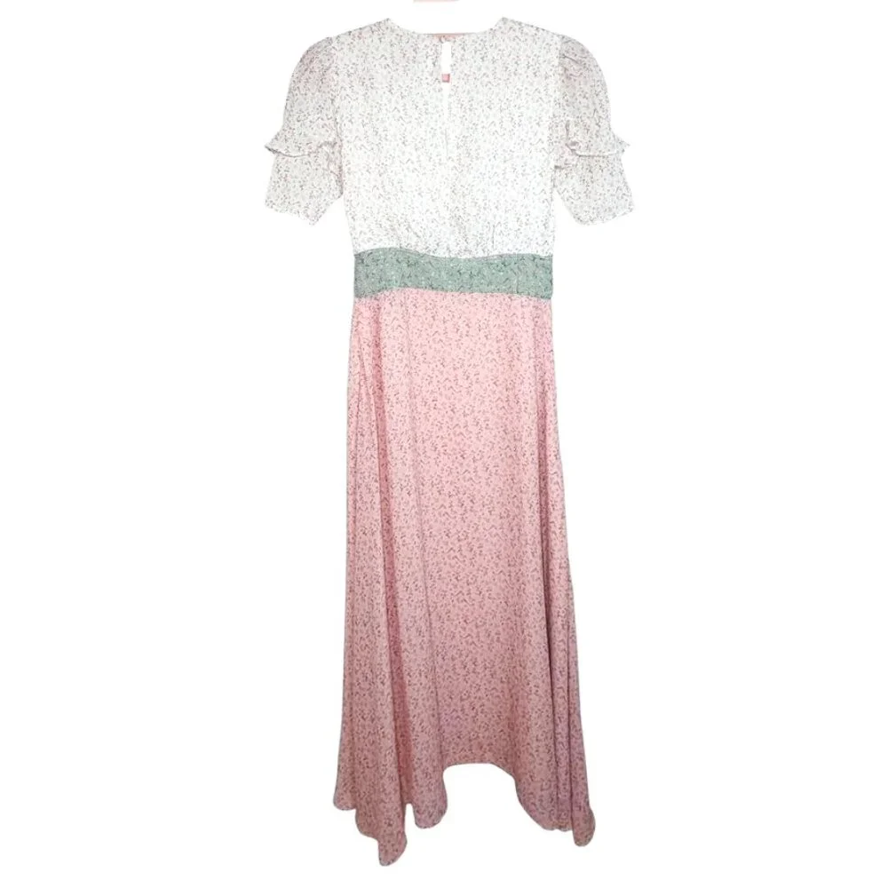 DIVINE HERTIAGE Floral Print Midi Dress - Picture 4 of 11